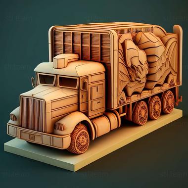 3D модель Гра Вантажівки з причепами (STL)